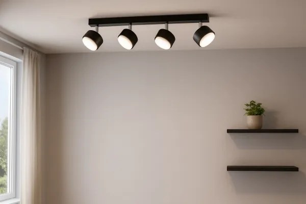 BRILAGI - LED bodové svietidlo MONO 4xGX53/30W/230V čierna