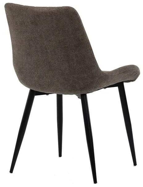 Autronic BONTEC Jedálenská stolička, hnedá, látka, DCL-218 BR2 Farba: Červená