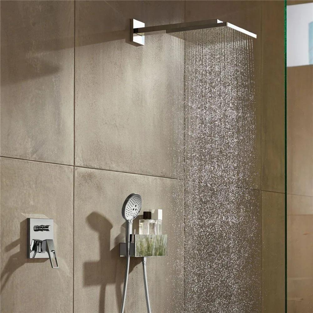 HANSGROHE Raindance E horná sprcha 1jet, 300 x 300 mm, so sprchovým ramenom 390 mm, chróm, 26238000