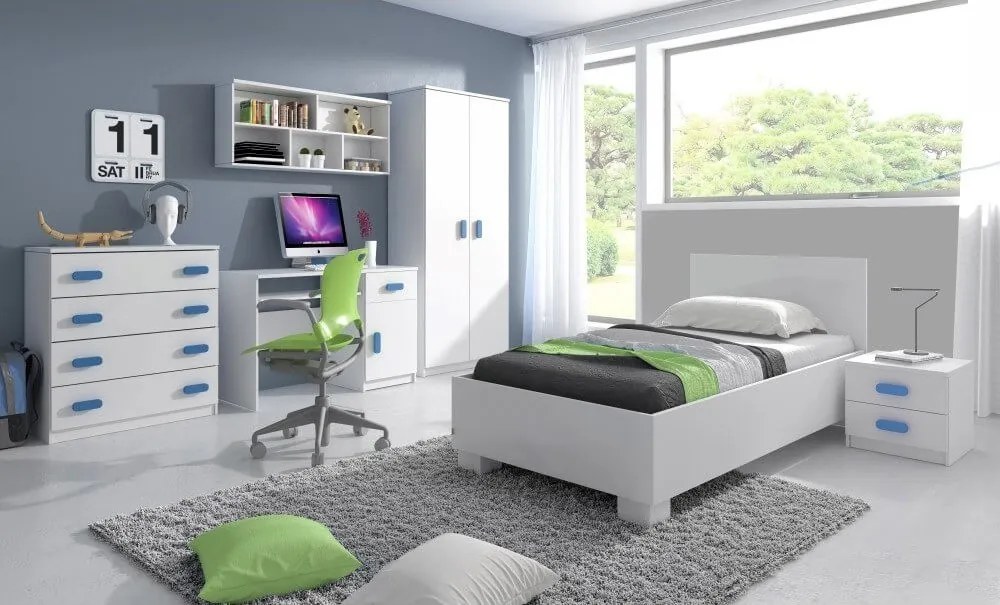 Šatníková skriňa SCOUT 2 - biela (viac variant)