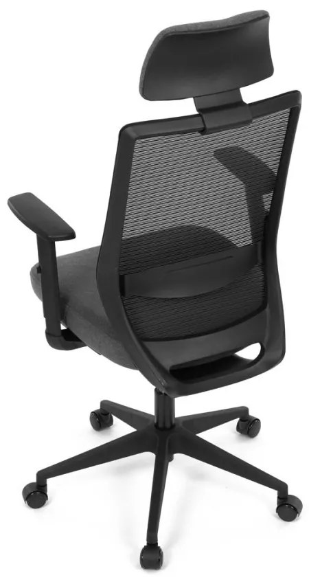 Kancelárska ergonomická stolička SENA — látka, čierna