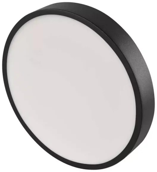 LED Stropné svietidlo LED/28,5W/230V 3000/3500/4000K pr. 30 cm čierna