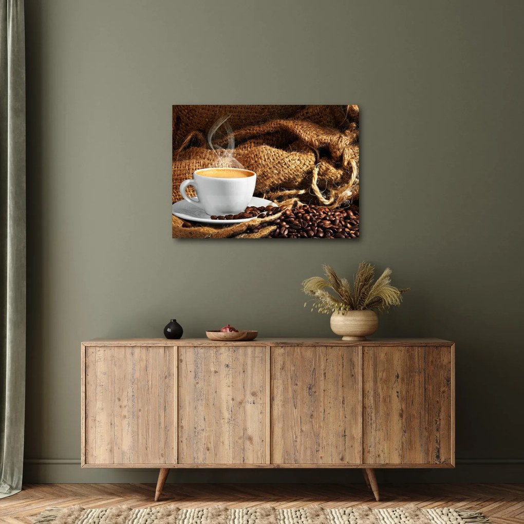 Obraz - Šálka kávy (70x50 cm)
