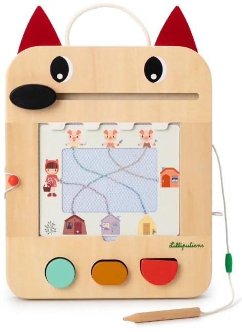 Lilliputiens - čarovná tabuľka - vlk Ľudovít