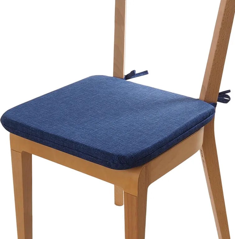 Podsedák s prateľnou obliečkou BESSY modrá 1 ks