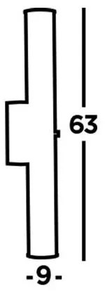 Searchlight 63126-1BK - LED Kúpeľňové svietidlo CLAMP LED/23W/230V IP44 čierna