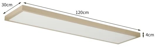 Brilagi-LED Stmievateľné kúpeľňové svietidlo FRAME SMART LED/50W/230V 120x30 IP44 + diaľkové ovládanie