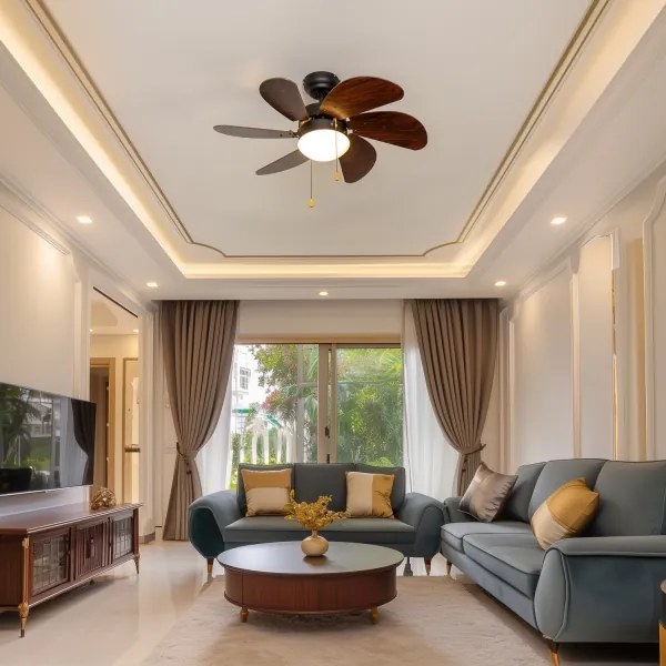 ZEVENTI - Stropný ventilátor FAMARA 1xE14/60W/230V