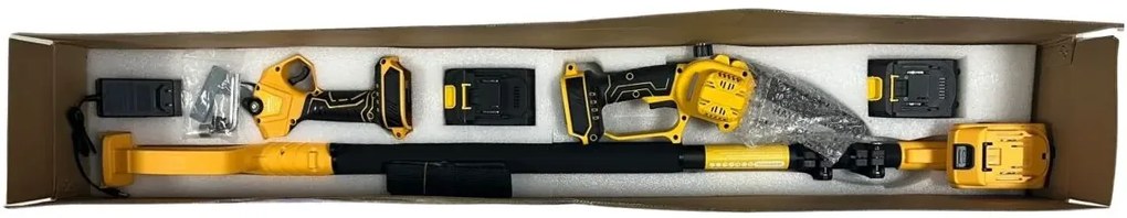 Veľká AKU sada HAYAMI HA-1008-1 3v1 - píla + záhradnícke nožnice + predlžovacia tyč 2,4 m