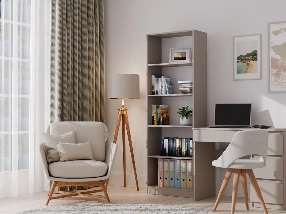 Regál MALAX R60 vo farbe káva s mliekom