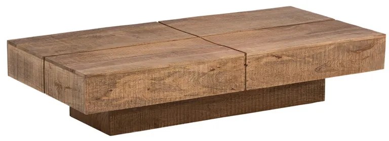 Dizajnový konferenčný stolík Cube XL Mango 140cm