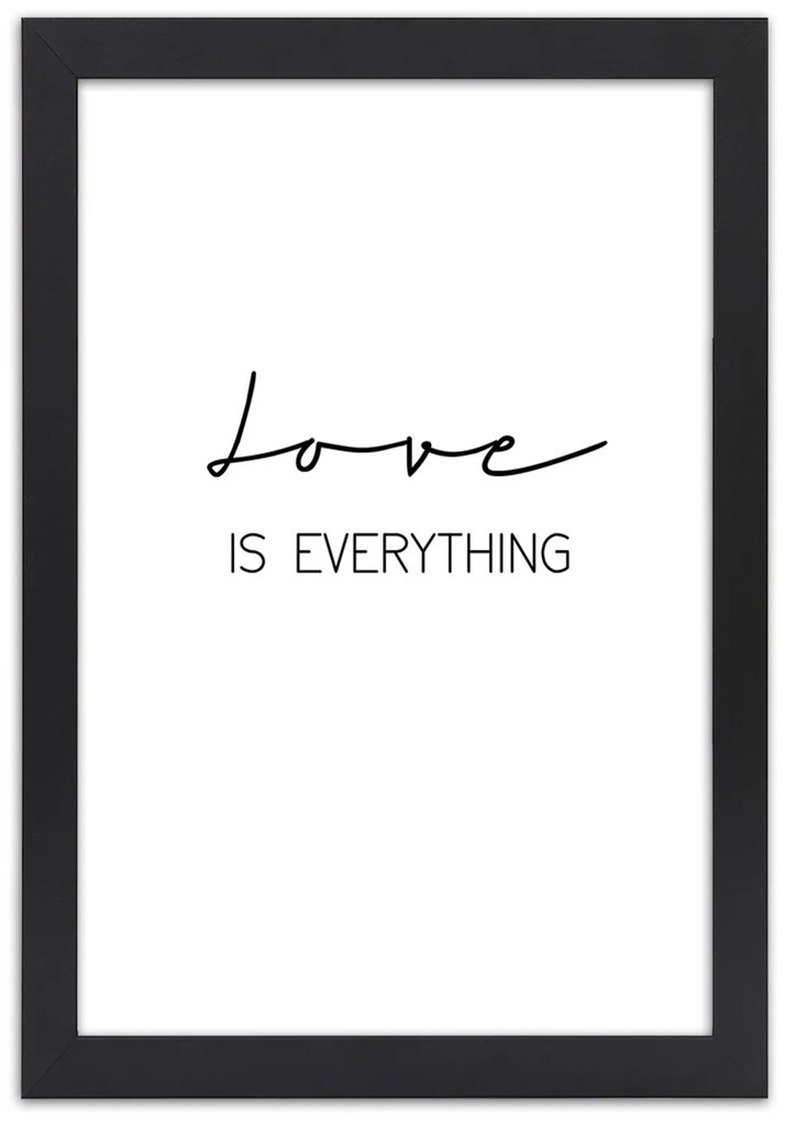 Gario Plagát Love is everything Farba rámu: Bez rámu, Rozmery: 40 x 60 cm