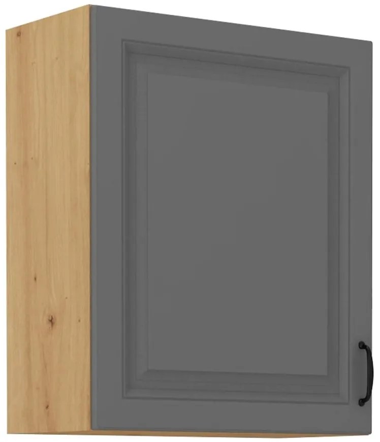 Kuchynská skrinka Stilo dustgrey/artisan 60g/72 1f