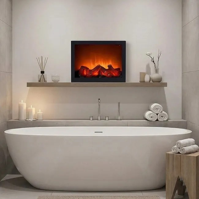 LED dekorácia v tvare krbu