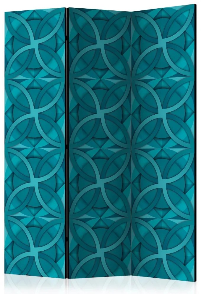 Artgeist Paraván - Geometric Turquoise [Room Dividers]
