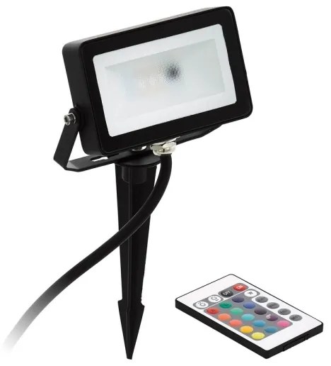 Eglo 98185 - LED RGB Reflektor FAEDO 4 LED/10W/230V + diaľkové ovládanie