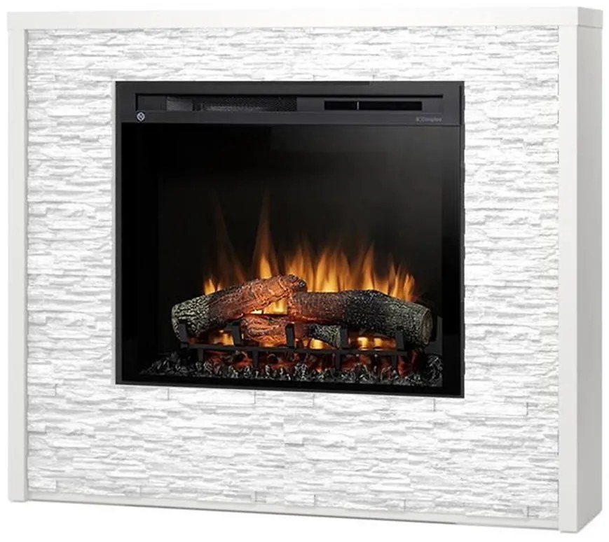Elektrický krb Verde 28 biela mat