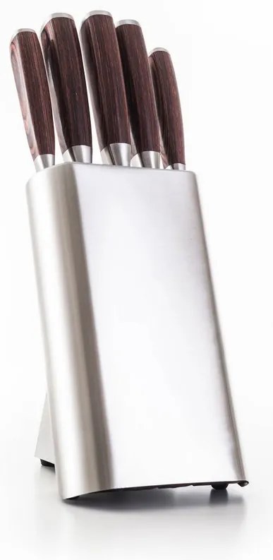 Sada nožov G21 Gourmet Steely 5 ks + nerez blok 60022164