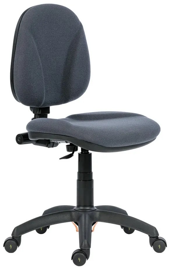Pracovná stolička Ergo Antistatic bez podrúčok, sivá