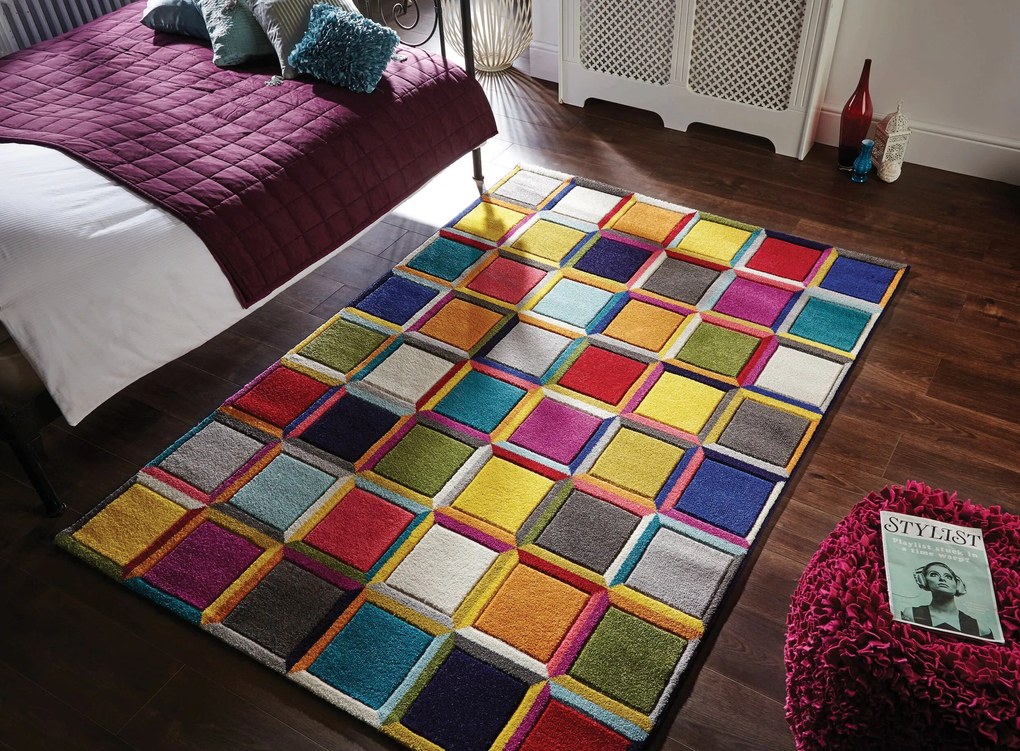 Flair Rugs, Kusový koberec Spectrum Waltz Multi, 80x150, viacfarebná, obývacia izba