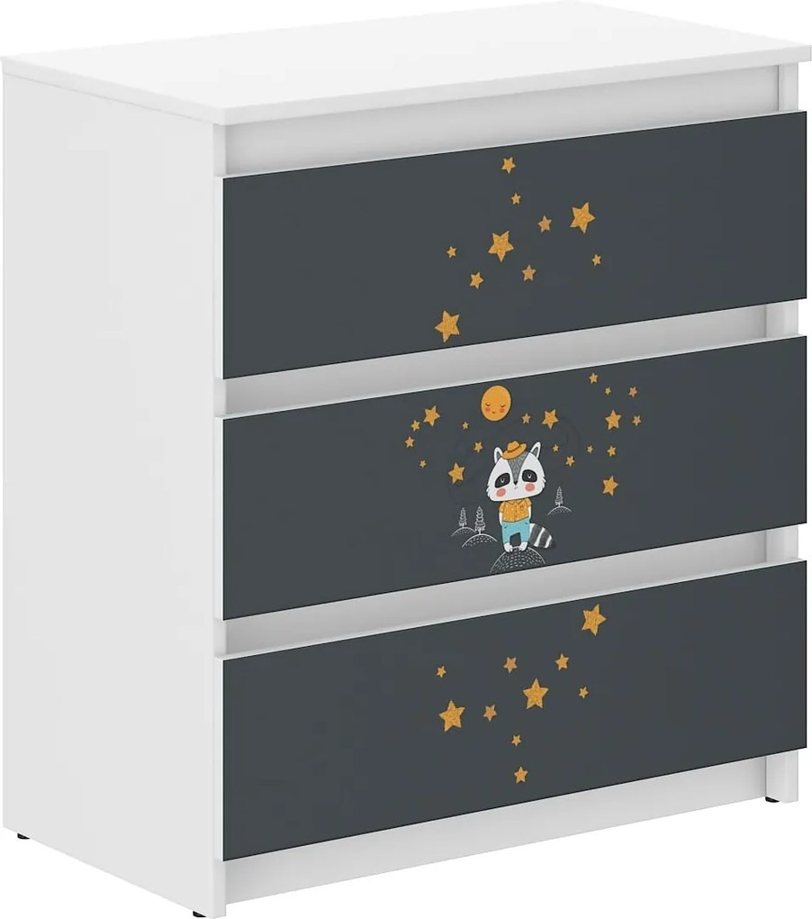 Wooden Toys Detská komoda R-3 BORSUK