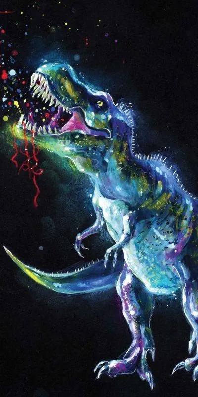 JERRY FABRICS Bavlnená froté osuška - Dinosaur Black - 70 x 140 cm - Jerry Fabrics