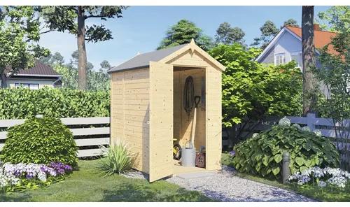 Drevený záhradný domček Alopex Medium prírodný 120x180 cm