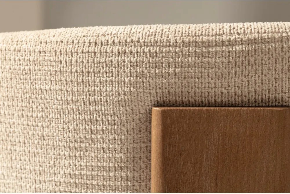 Krémovobiele čalúnené jedálenské stoličky v súprave 2 ks Nadia – MOME