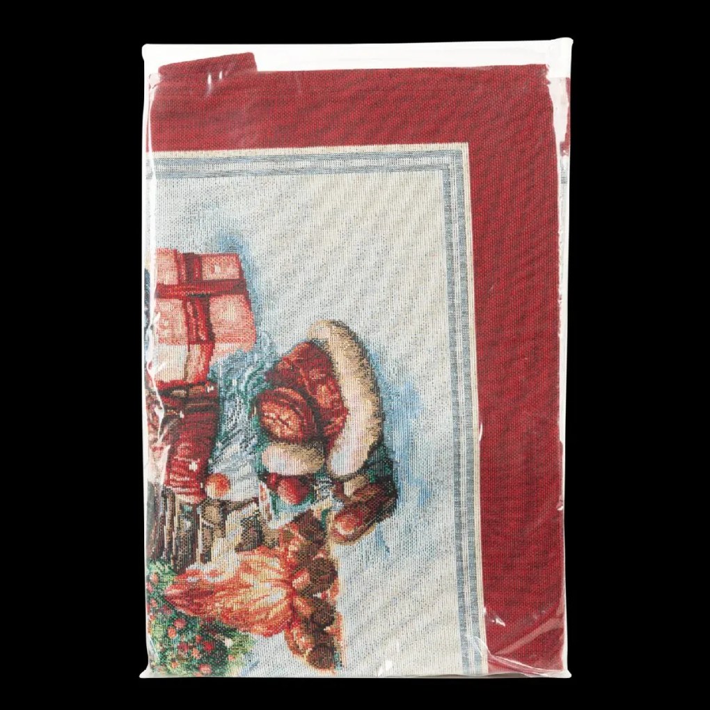VIANOČNÝ GOBELÍNOVÝ BEHÚŇ NA STÔL XMAS 40X100 CM VZOROVANÁ