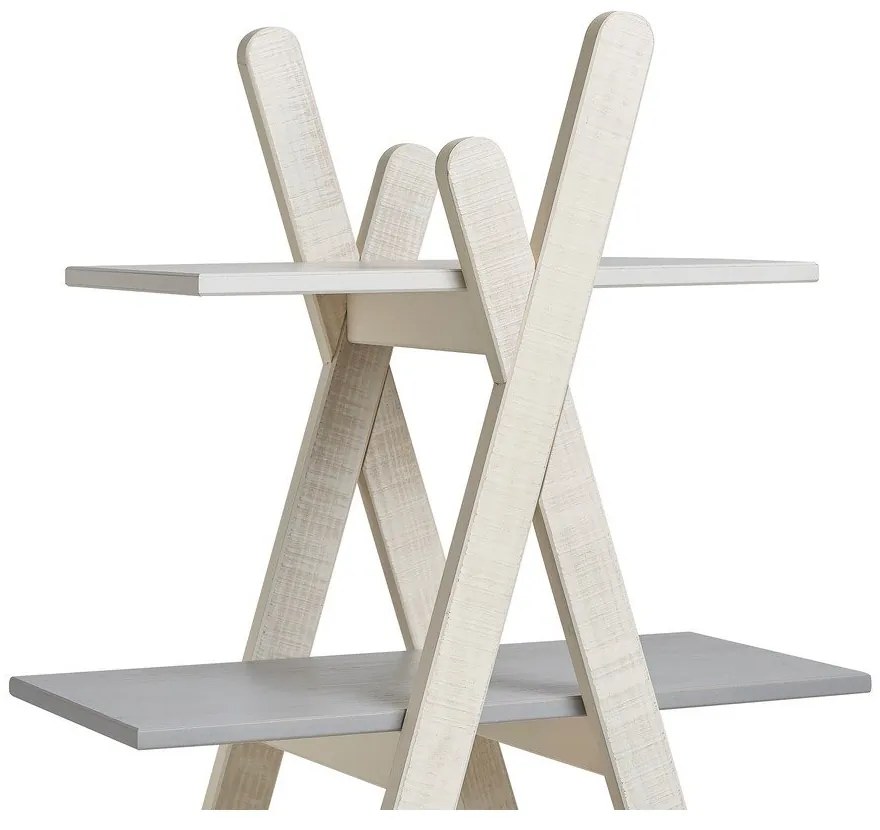 Sivo-biela knižnica Marckeric Sia