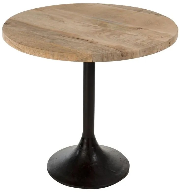 Čierny barový stolík Barry - Ø 65 * 60cm
