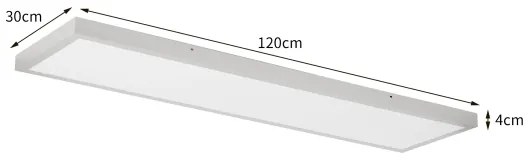 Brilagi-LED Stmievateľné kúpeľňové svietidlo FRAME SMART LED/50W/230V 120x30 IP44 + DO