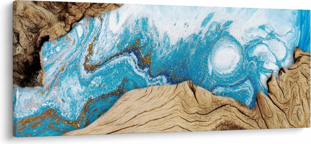 Obraz - Drevo (120x50 cm)