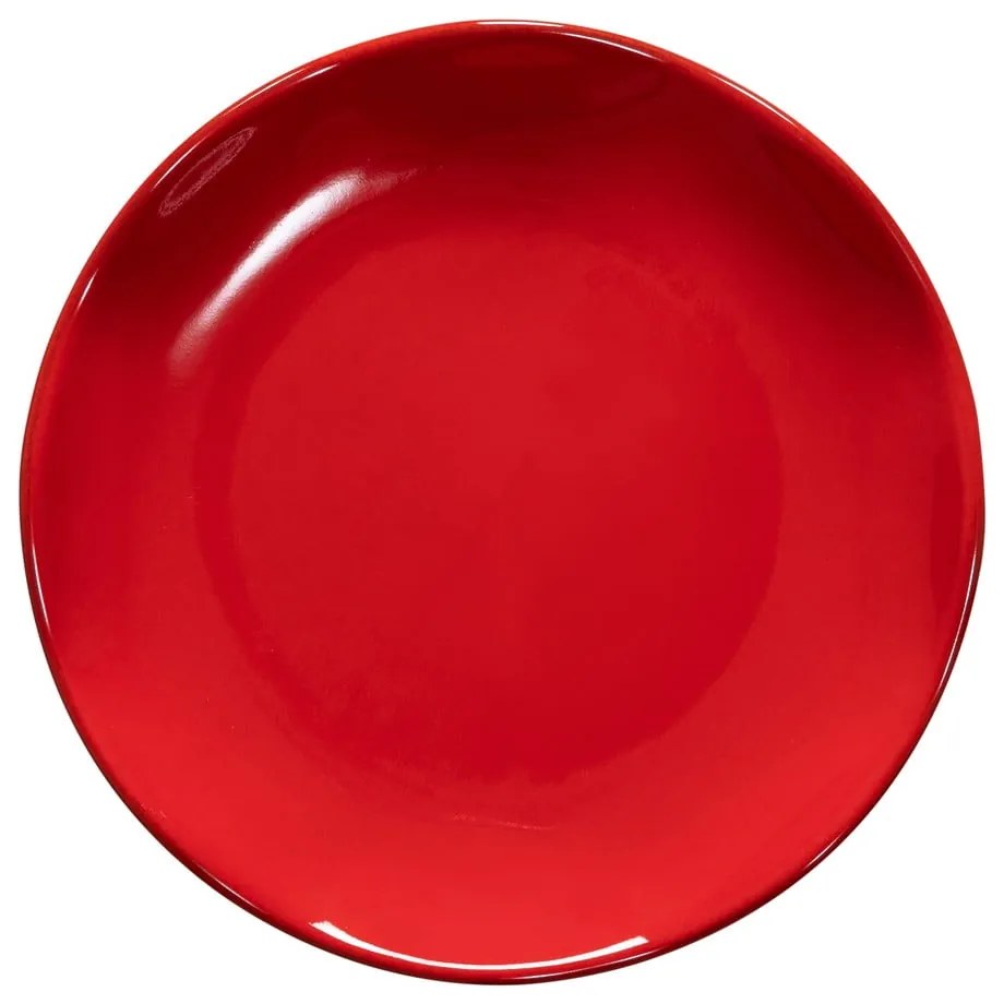 Červený kameninový dezertný tanier Casafina Cook & Host, ø 20,5 cm