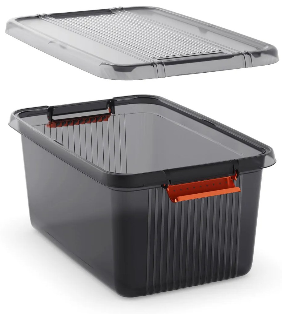 KIS K Latch Box L 43 l šedo-oranžový