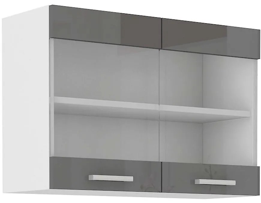 Skrinka do kuchyne SONIA šedý lesk 80GS-60