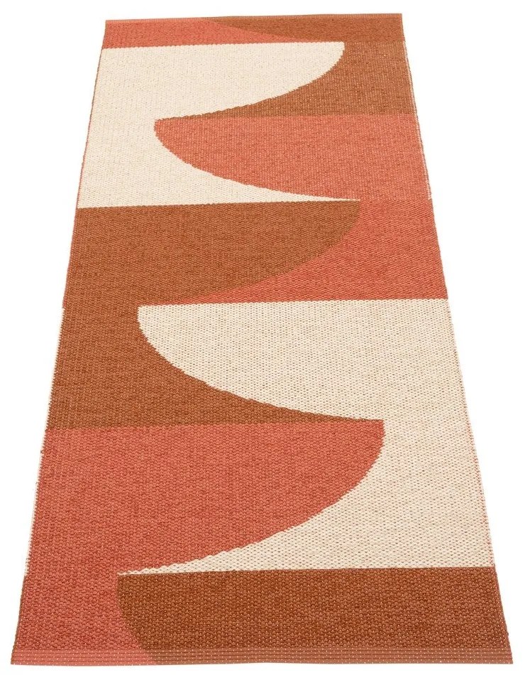 Vnútorný a vonkajší behúň v tehlovej farbe 70x180 cm Hill Brick Rust – Pappelina