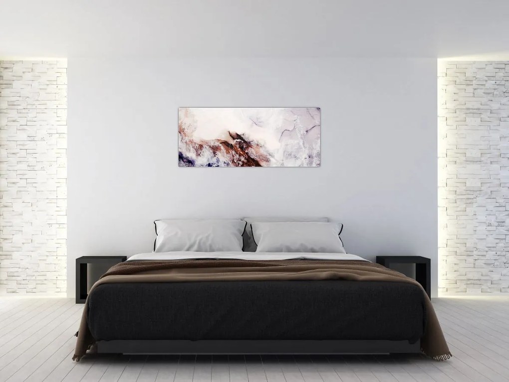 Obraz - Fialový mramor N⁰1 (120x50 cm)