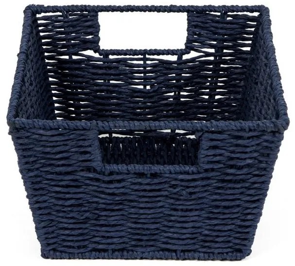 Pletený košík Compactor 31 x 24 x 14 cm, biela
