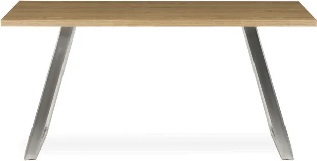 Jedálenský stôl HT-W1515 dub / strieborný