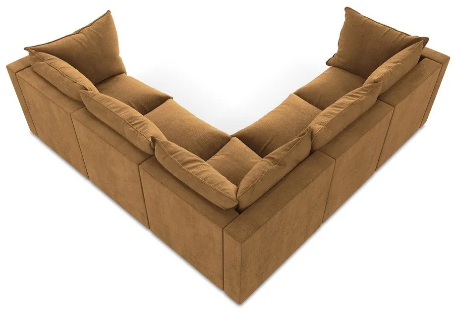 Terakotová rohová pohovka Manao – Makamii