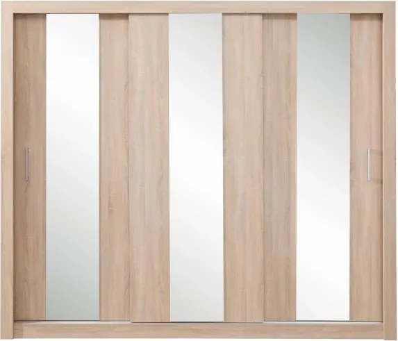 Šatník Duca 250, biela mat