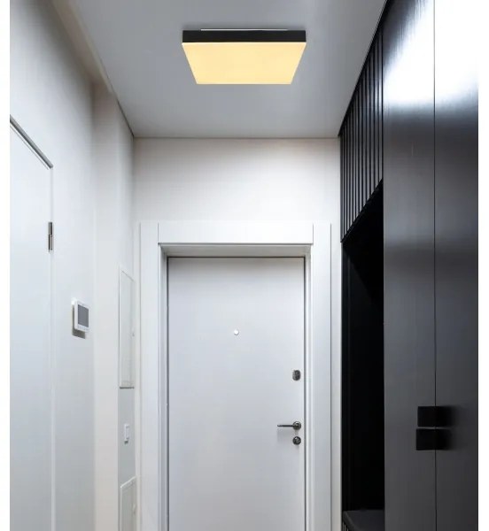 Globo 41594D1 - LED Stropné svietidlo DORO LED/18W/230V 30x30 cm čierna