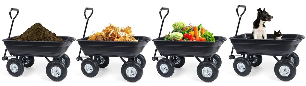 Záhradný sklápajúci vozík 75L Humberg 4871