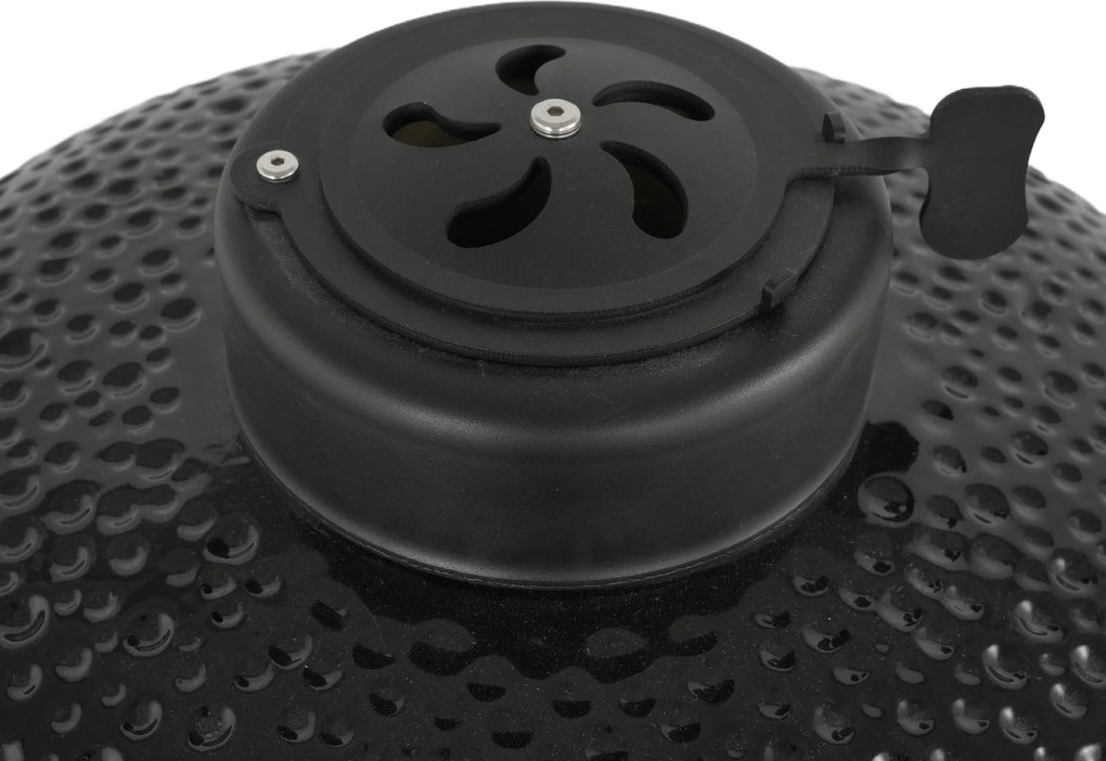 Keramický Kamado BBQ gril BestBerg BBGK-46B / Ø 38,3 cm / čierna