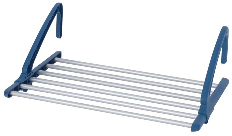 WENKO 63005800 - Sušiak na prádlo 37,5x21 cm nerez/strieborná/modrá