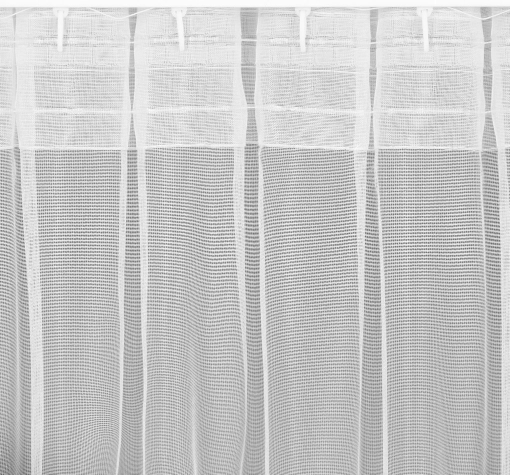 ZÁCLONA NA PÁSKE TONIA 140X270 CM BIELA