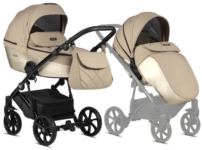 Kočík TUTIS Viva4 2v1 Luxury Amber Gold
