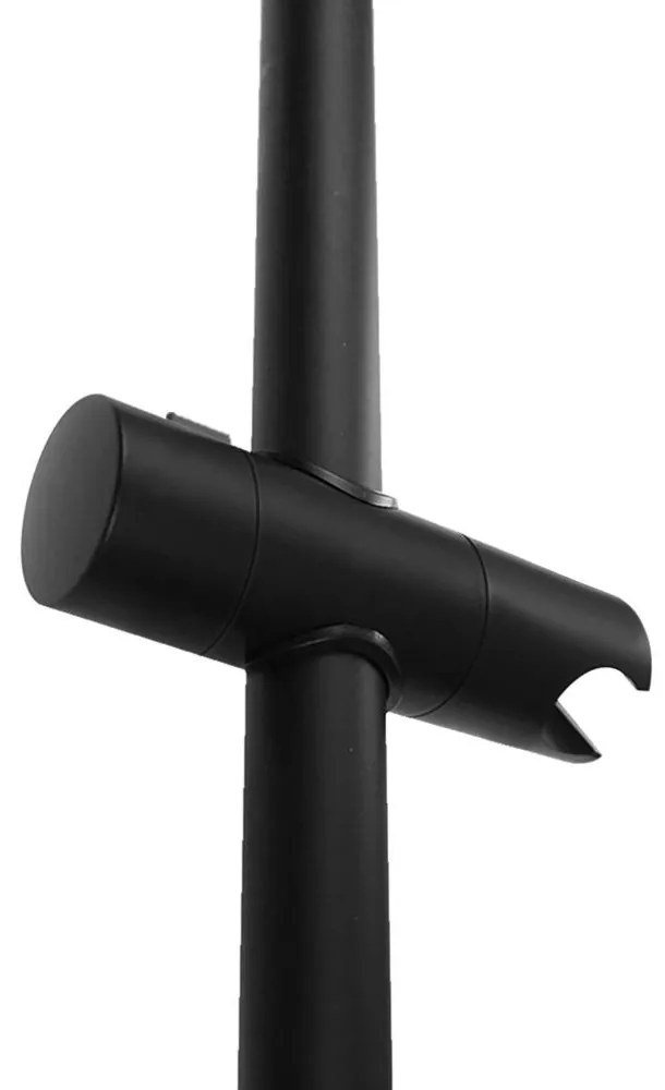 Držiak na sprchovú hlavicu Rea Simple čierny