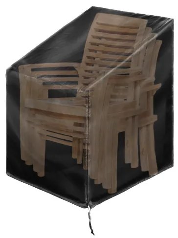 Ochranný obal na záhradné stoličky - čierny